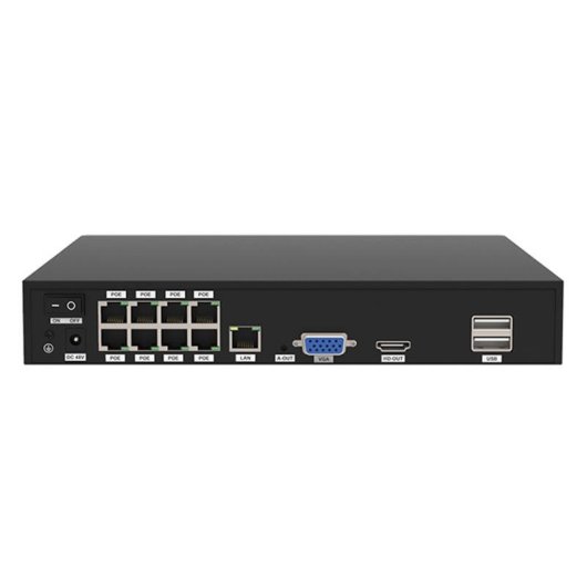 Gravador NVR para Câmara IP Foscam FNA108E-T4-2T 4 câmaras 4K 2TB HDD PoE