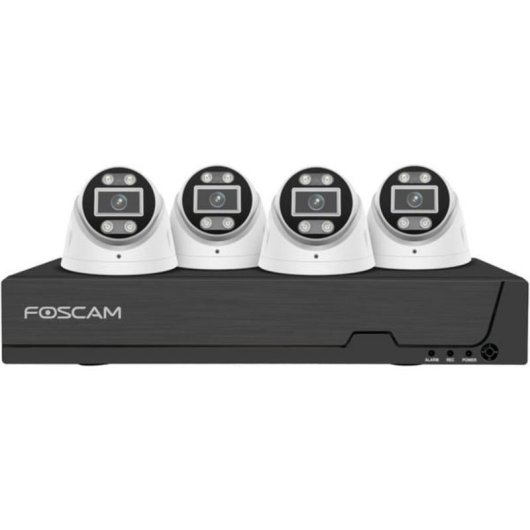 Gravador NVR para Câmara IP Foscam FNA108E-T4-2T 4 câmaras 4K 2TB HDD PoE