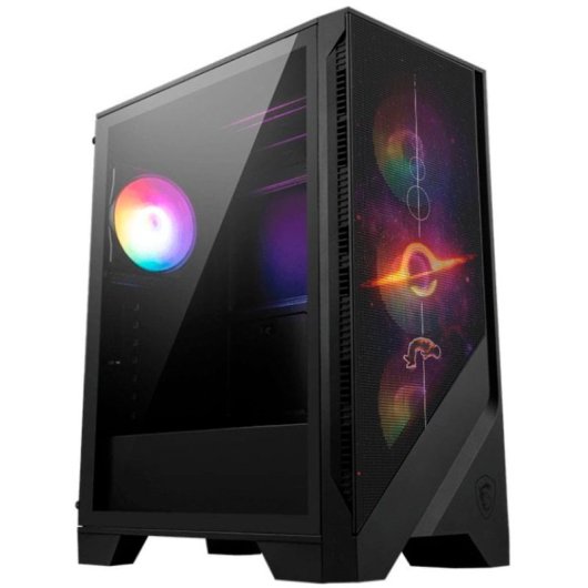 Torre PC MSI MAG FORGE 121A Airflow ARGB ATX Vidro Temperado USB 3.0 Preto