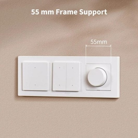 Interruptor inteligente Aqara Shutter Switch H2 EU Zigbee y Thread compatible Alexa Google