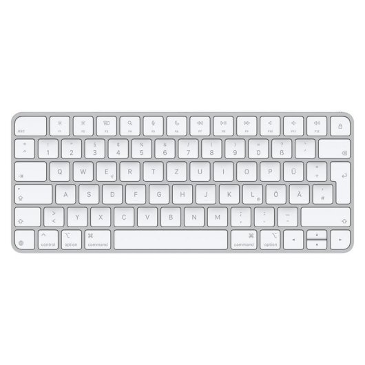 Tastatur Apple Magic Keyboard kabellos wiederaufladbar Deutsch QWERTZ weiß