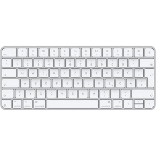 Tastatur Apple Magic Keyboard kabellos wiederaufladbar Deutsch QWERTZ weiß