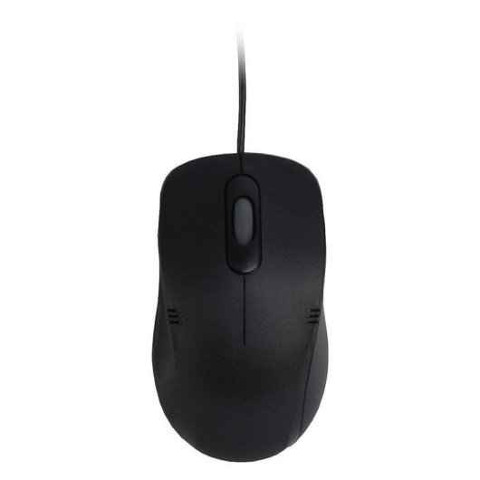 Ratón Inter-Tech M-3026 USB tipo A 1000 DPI Negro Ambidextro Office