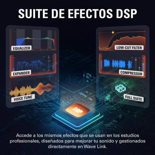 Micrófono Elgato Wave:3 MK.2 USB cardioide con DSP integrado y Clipguard 2.0