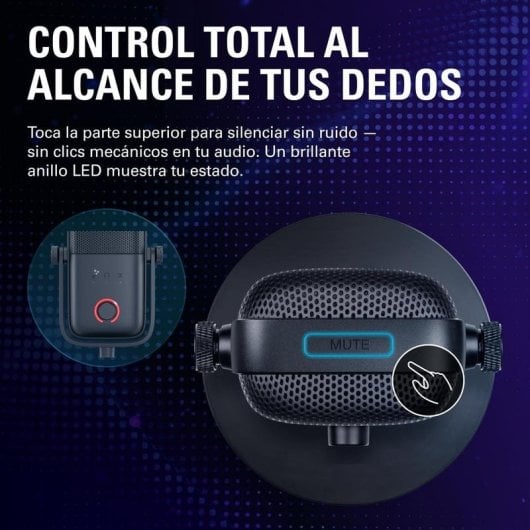 Micrófono Elgato Wave:3 MK.2 USB cardioide con DSP integrado y Clipguard 2.0