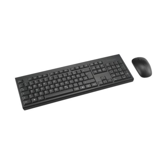 Teclado Kensington KM150 EQ membrana completo inalámbrico alemán con ratón óptico