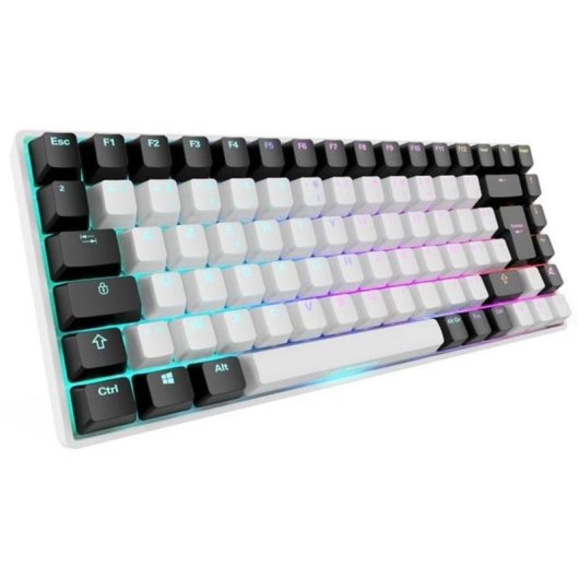 Teclado Sharkoon SKILLER SGK50 S3 mecânico gaming switches Gateron Yellow AZERTY RGB