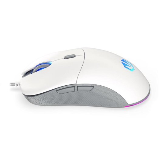 Ratón Endorfy GEM USB Type-C 8000 DPI Ambidextre Blanc RGB 6 Boutons