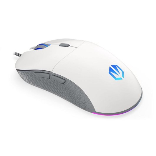 Ratón Endorfy GEM USB Type-C 8000 DPI Ambidextre Blanc RGB 6 Boutons