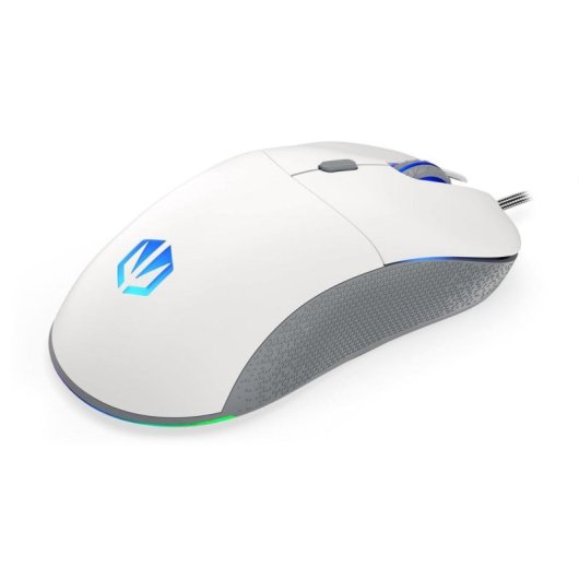 Ratón Endorfy GEM USB Type-C 8000 DPI Ambidextre Blanc RGB 6 Boutons