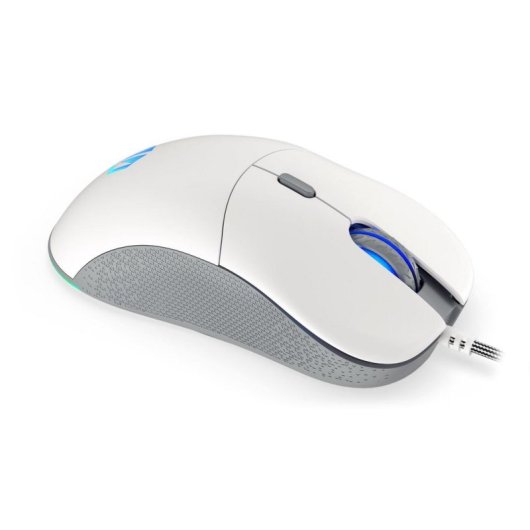 Ratón Endorfy GEM USB Type-C 8000 DPI Ambidextre Blanc RGB 6 Boutons
