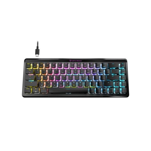 Teclado Turtle Beach Vulcan II Mini Air mecánico óptico inalámbrico QWERTZ alemán RGB