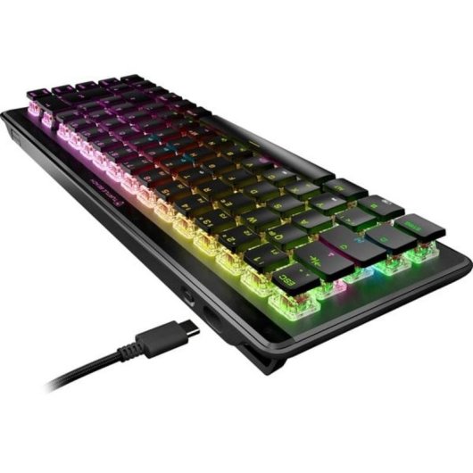 Teclado Turtle Beach Vulcan II Mini Air mecánico óptico inalámbrico QWERTZ alemán RGB