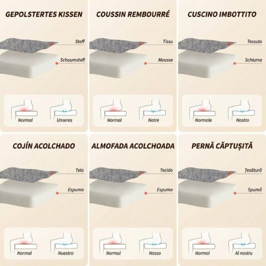 Silla de oficina ergonómica Rolipo con masaje y calefacción, altura ajustable y función de balanceo gris