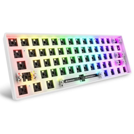 Teclado Sharkoon SKILLER SGK50 S4 mecánico gaming hot-swap LED RGB alemán