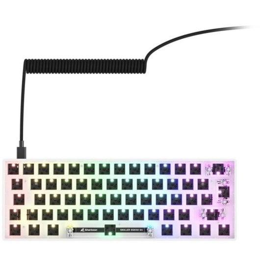 Teclado Sharkoon SKILLER SGK50 S4 mecánico gaming hot-swap LED RGB alemán