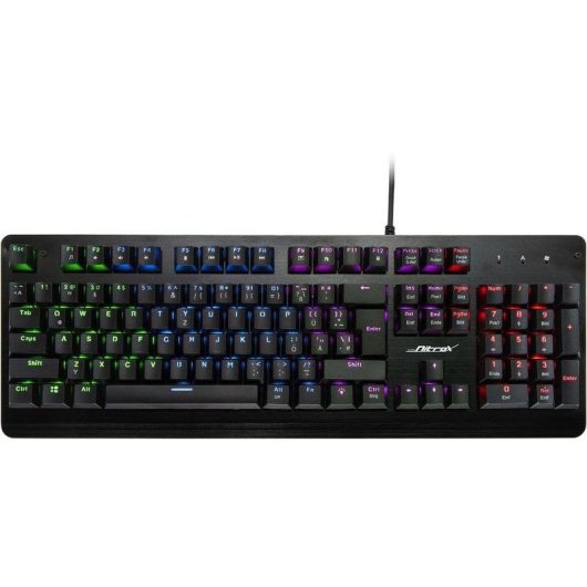 Teclado Inter-Tech NK-2000ME mecánico RGB QWERTZ alemán para gaming completo