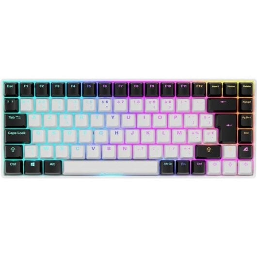 Teclado Sharkoon SKILLER SGK50 S3 mecânico gaming switches Gateron Yellow RGB Portuguese