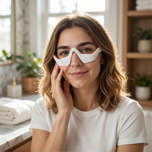 Maschera Oculare BODYLIFE EMS Anti-Occhiaie Vibrazioni Luce Rossa