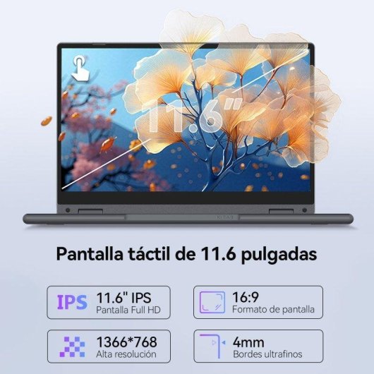 Portatile Micrear Convertibile 11.6" Intel 6500Y 8GB 256GB SSD UHD 615 Windows 11 Pro