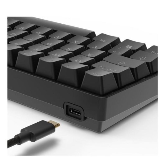 Teclado Sharkoon SKILLER SGK50 S4 Gen2 mecánico compacto 60% alemán RGB Hot-swap