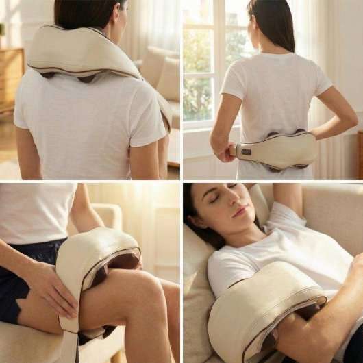 Massaggiatore Shiatsu BODYLIFE Collo Spalle Calore 3 Intensità