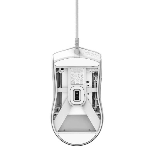 Mouse NZXT Lift 2 Symm USB Tipo-A 26000 DPI Bianco Gaming Ergonomico