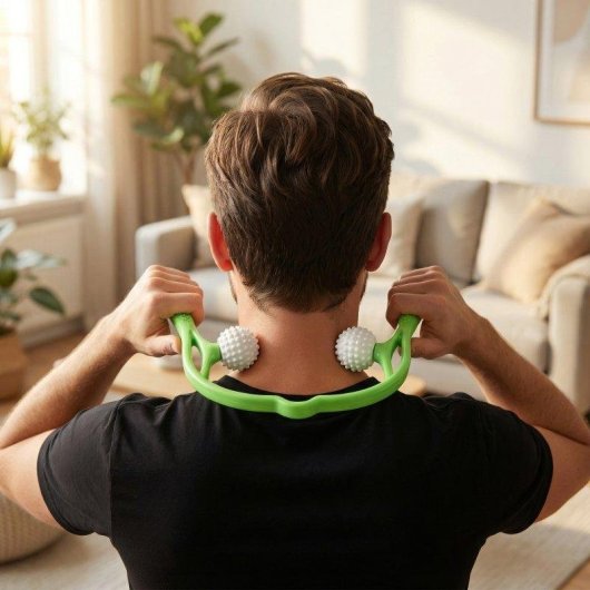 Masajeador Manual BODYLIFE para Cuello y Hombros con Presión Dirigida