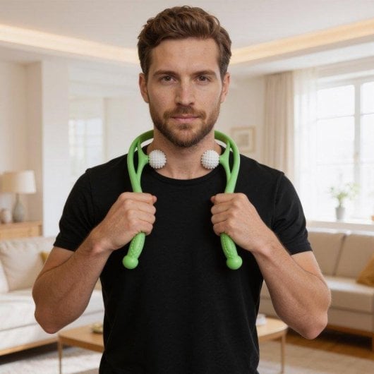 Masajeador Manual BODYLIFE para Cuello y Hombros con Presión Dirigida