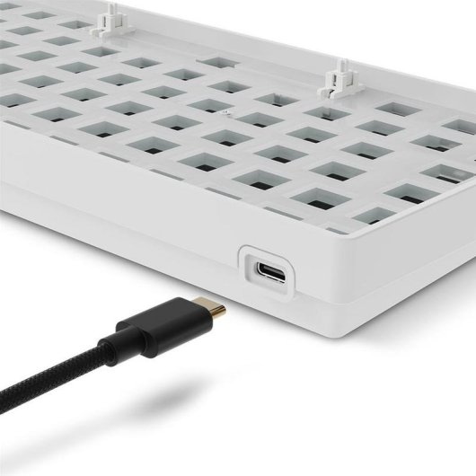 Teclado Sharkoon SGK50 S2 mecánico barebone compacto 96% RGB QWERTZ alemán