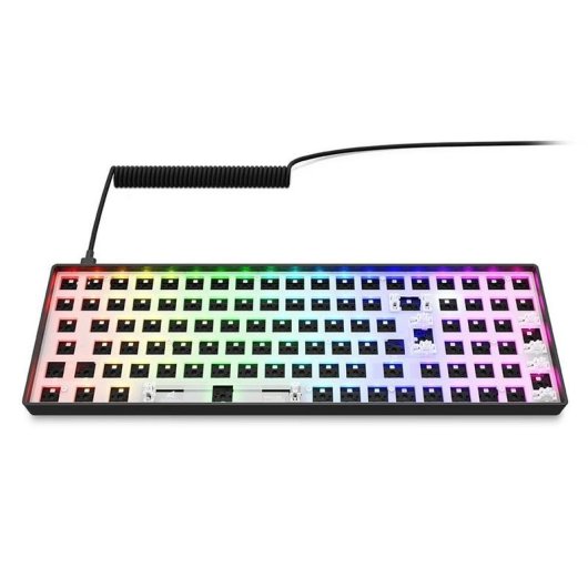 Teclado Sharkoon SGK50 S2 mecánico barebone compacto 96% QWERTZ RGB German