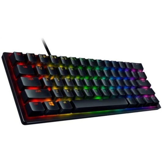 Teclado Razer Huntsman Mini mecánico compacto 60% RGB QWERTZ alemán