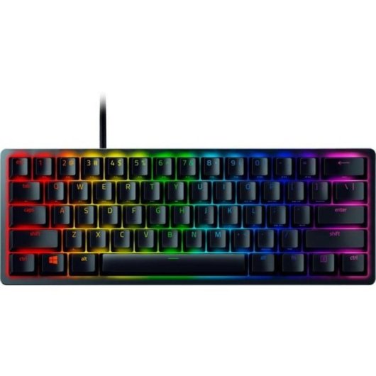 Teclado Razer Huntsman Mini mecánico compacto 60% RGB QWERTZ alemán