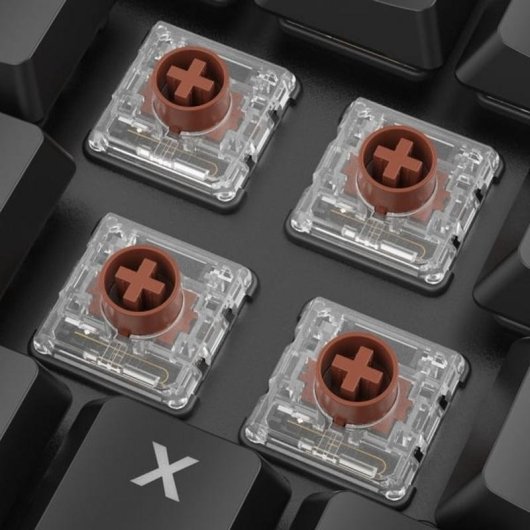 Teclado Sharkoon PureWriter W65 mecánico compacto con switches Kailh Red RGB alemán