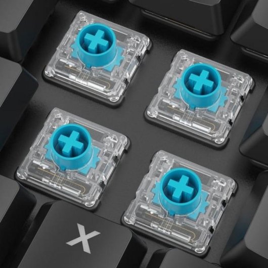 Teclado Sharkoon PureWriter W65 mecánico compacto con switches Kailh Red RGB alemán