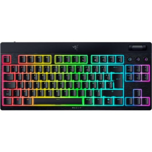 Teclado Razer BlackWidow V4 Low-Profile TKL mecánico RGB QWERTY