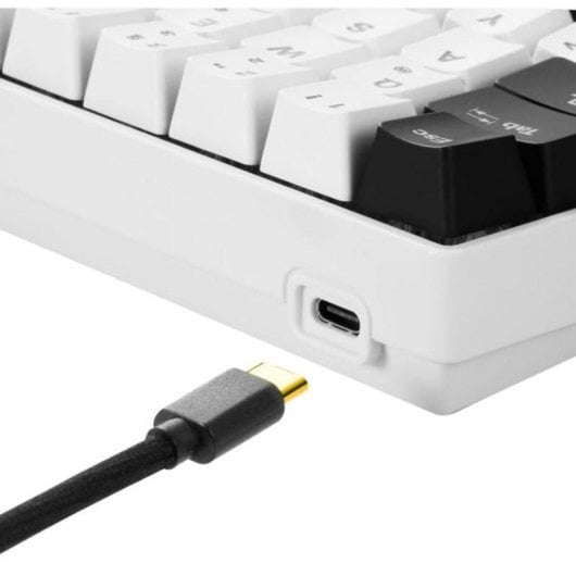 Teclado Sharkoon SGK50 S4 compacto 60% com switches Kailh Red RGB alemão