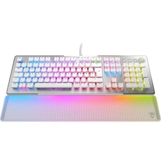 Tastiera Turtle Beach Vulcan II Max optomeccanica QWERTZ RGB bianca tedesca