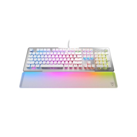 Tastiera Turtle Beach Vulcan II Max optomeccanica QWERTZ RGB bianca tedesca