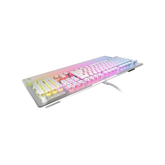 Tastiera Turtle Beach Vulcan II Max optomeccanica QWERTZ RGB bianca tedesca