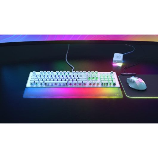 Tastiera Turtle Beach Vulcan II Max optomeccanica QWERTZ RGB bianca tedesca