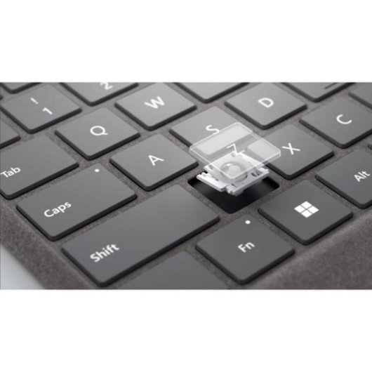Teclado Microsoft Surface Keyboard 2nd Edition Bluetooth sem fios QWERTZ alemão cinzento