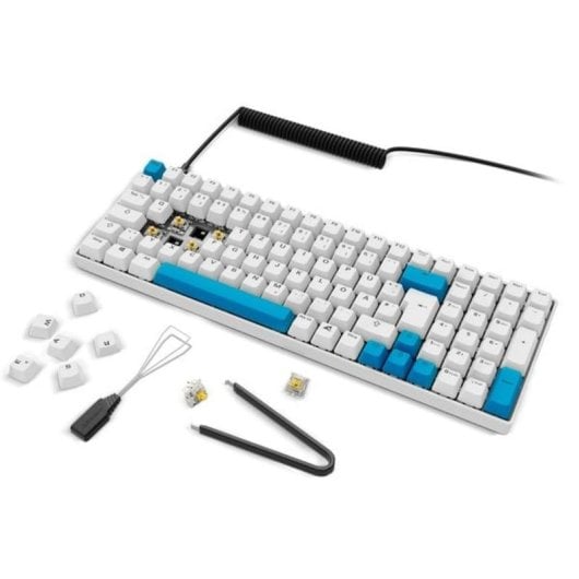 Teclado Sharkoon SGK50 S2 mecânico gaming switches Gateron Yellow QWERTZ alemão RGB