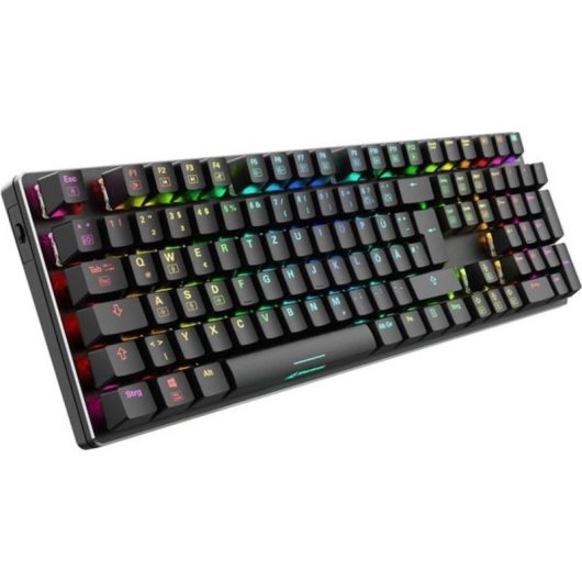 Clavier Sharkoon SKILLER SGK36W mécanique sans fil RGB QWERTZ allemand