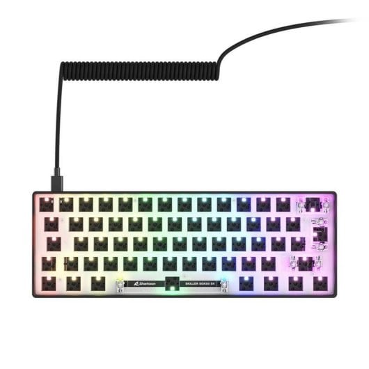 Teclado Sharkoon SKILLER SGK50 S4 mecánico barebone 60% LED RGB alemán