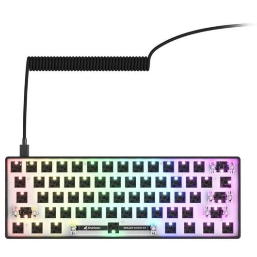 Teclado Sharkoon SKILLER SGK50 S4 mecánico barebone 60% LED RGB alemán