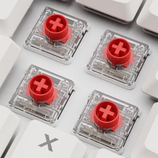 Teclado Sharkoon PureWriter W65 compacto 65% mecânico RGB QWERTZ alemão
