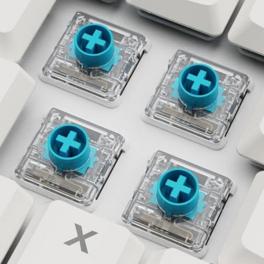 Teclado Sharkoon PureWriter W65 compacto 65% mecânico RGB QWERTZ alemão