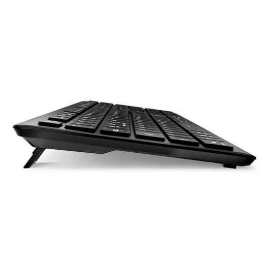 Teclado Sharkoon OfficePal K30W sem fios com switch de tesoura alemão QWERTZ