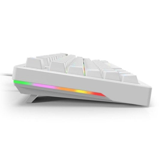 Teclado Sharkoon SGK25 mecánico gaming 75% Hot-Swap RGB alemán QWERTZ blanco